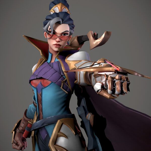 Vayne Valorant Maya rig